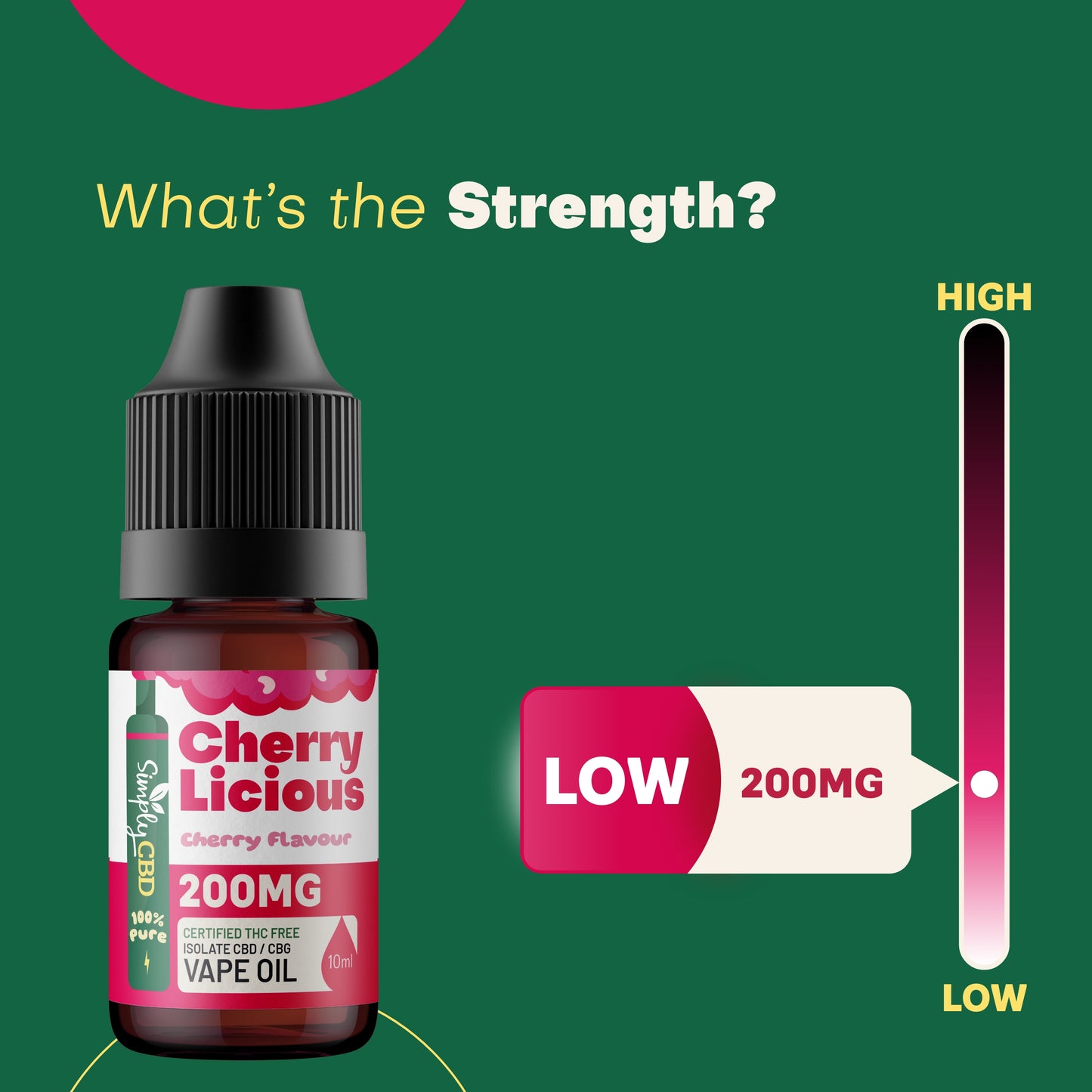 CBD / CBG Vape Oil E-Liquid - 2% Strength (10ml)