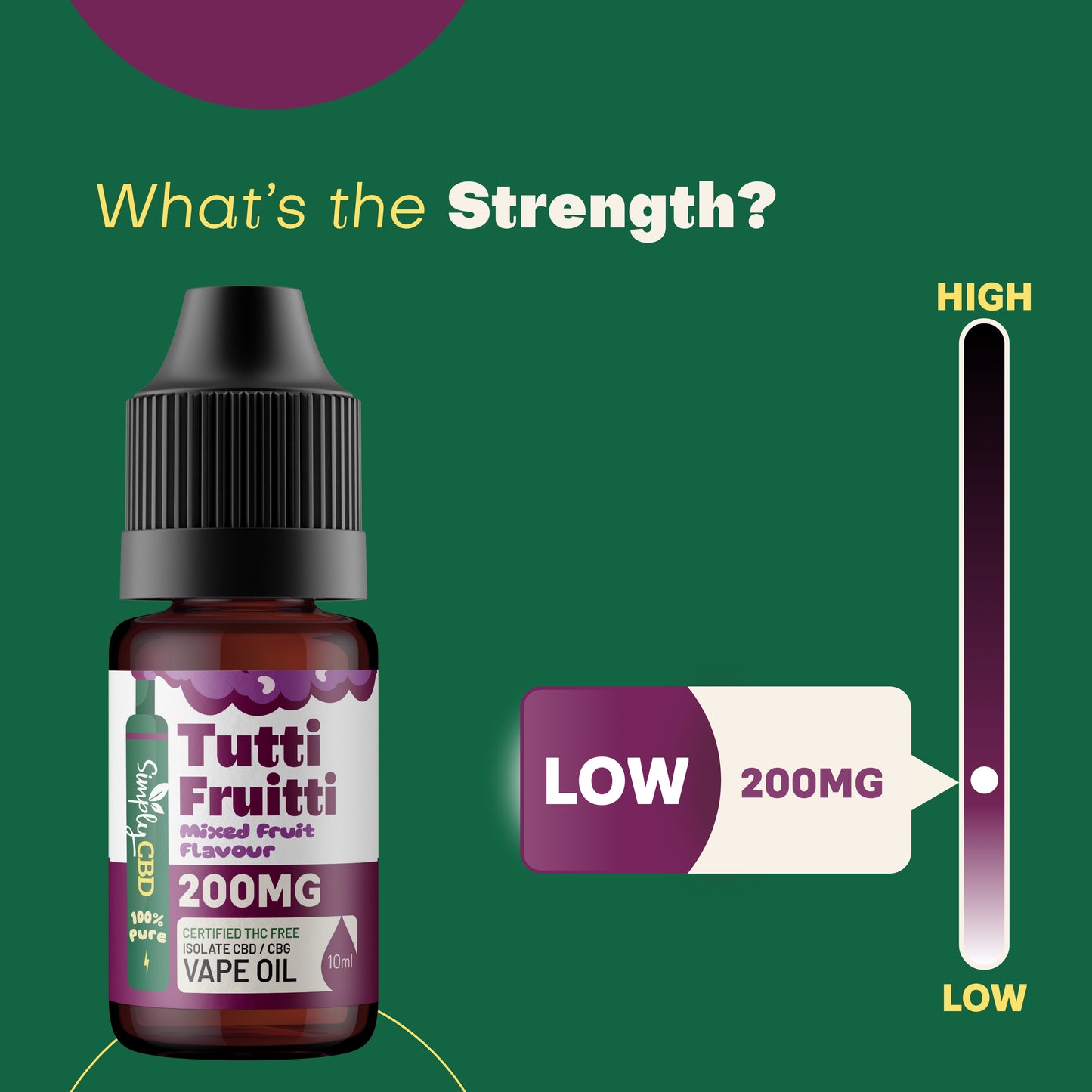 CBD / CBG Vape Oil E-Liquid - 2% Strength (10ml)