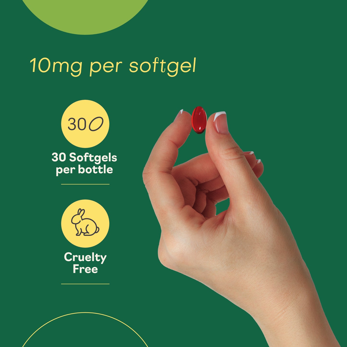 CBD SoftGels - 10mg Per SoftGel