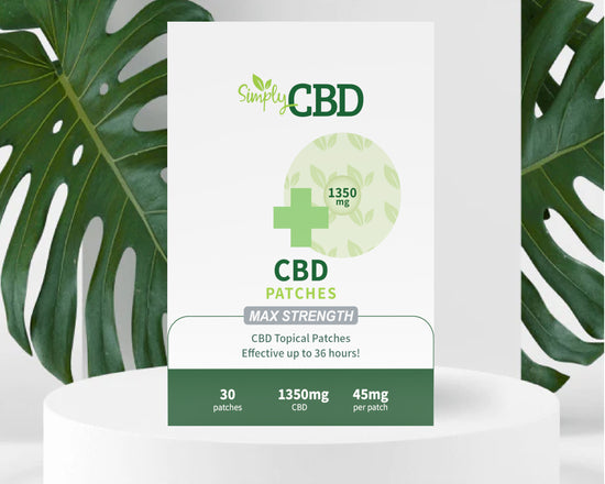 CBD Patches - 30 Patches - 45mg Per Patch (Max Strength) - Isolate