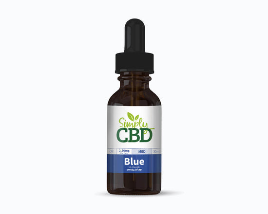 Blue CBD Oil Flavoured - 5% Strength (from 10ml)