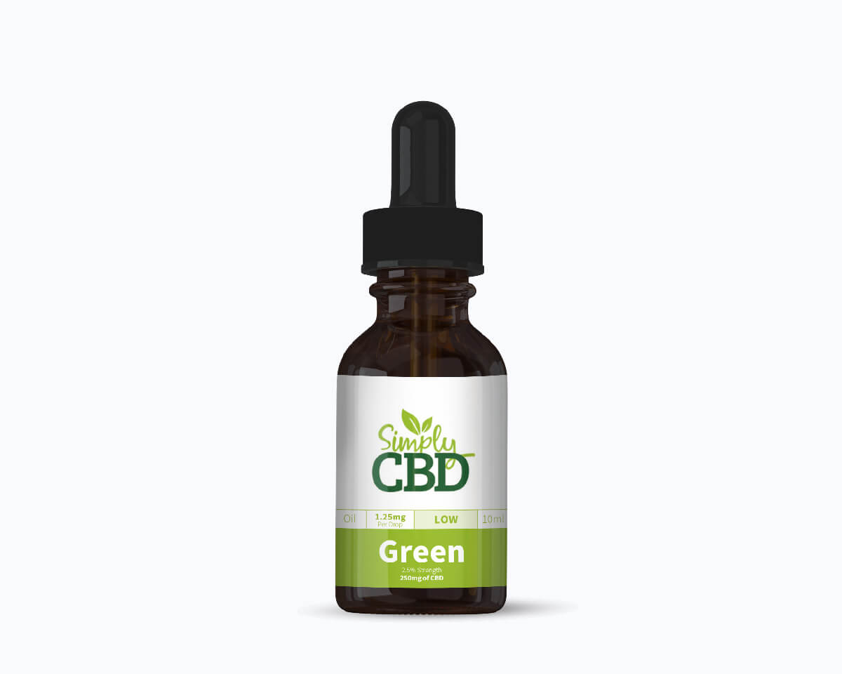 Green CBD Oil - 2.5% Strength (from 10ml)