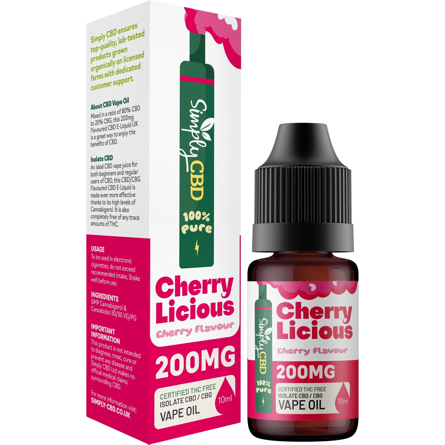 CBD / CBG Vape Oil E-Liquid - 2% Strength (10ml)