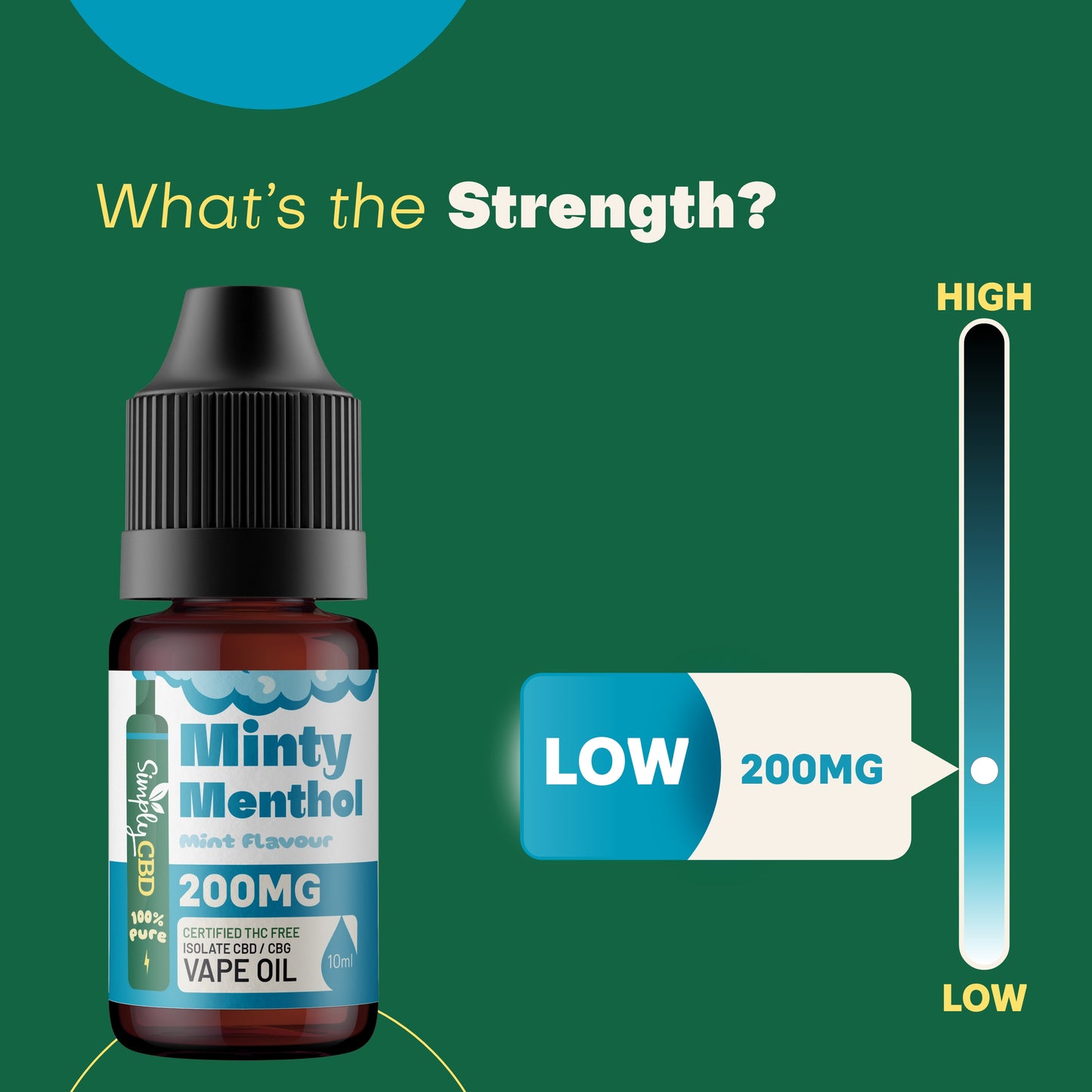 CBD / CBG Vape Oil E-Liquid - 2% Strength (10ml)