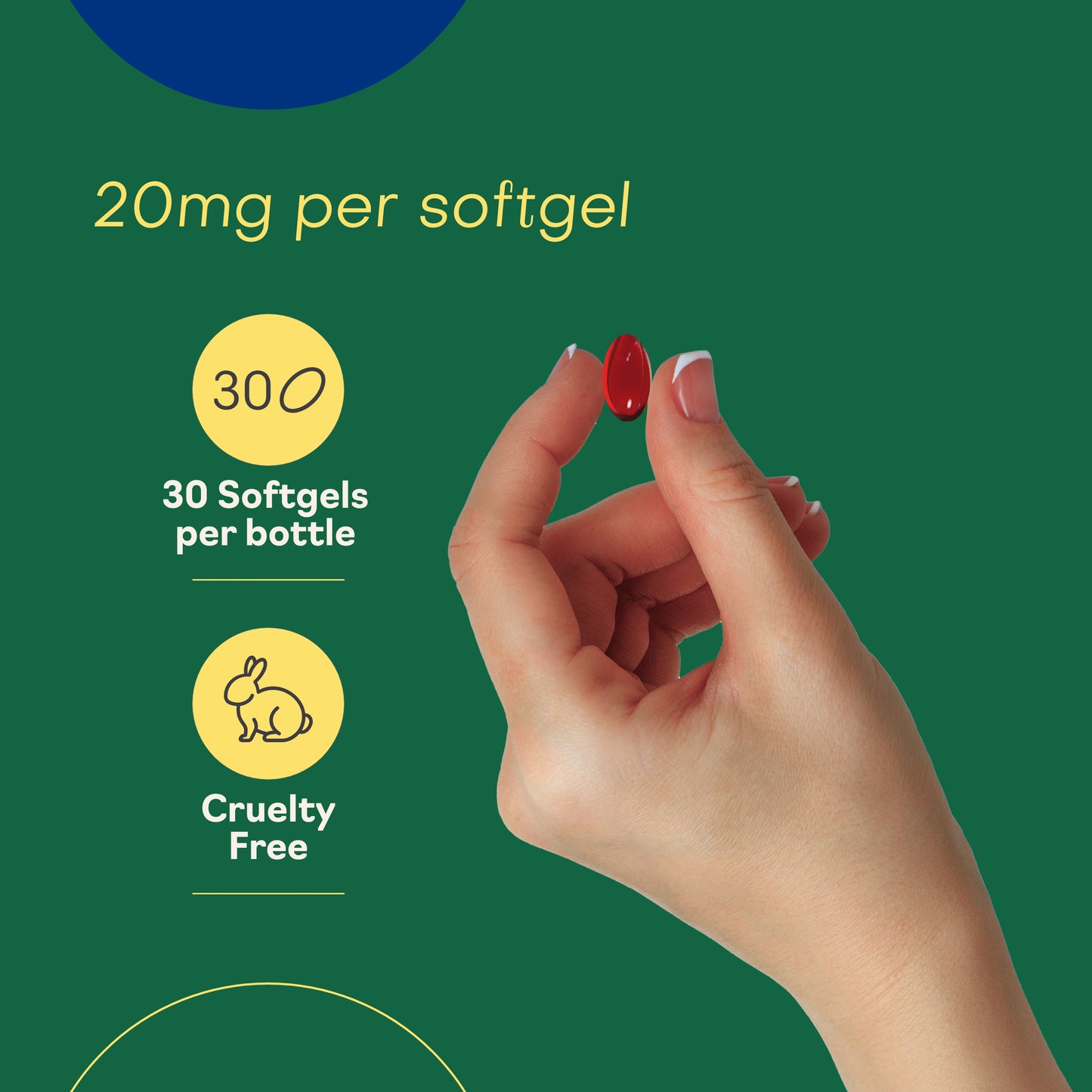 CBD SoftGels - 20mg Per SoftGel
