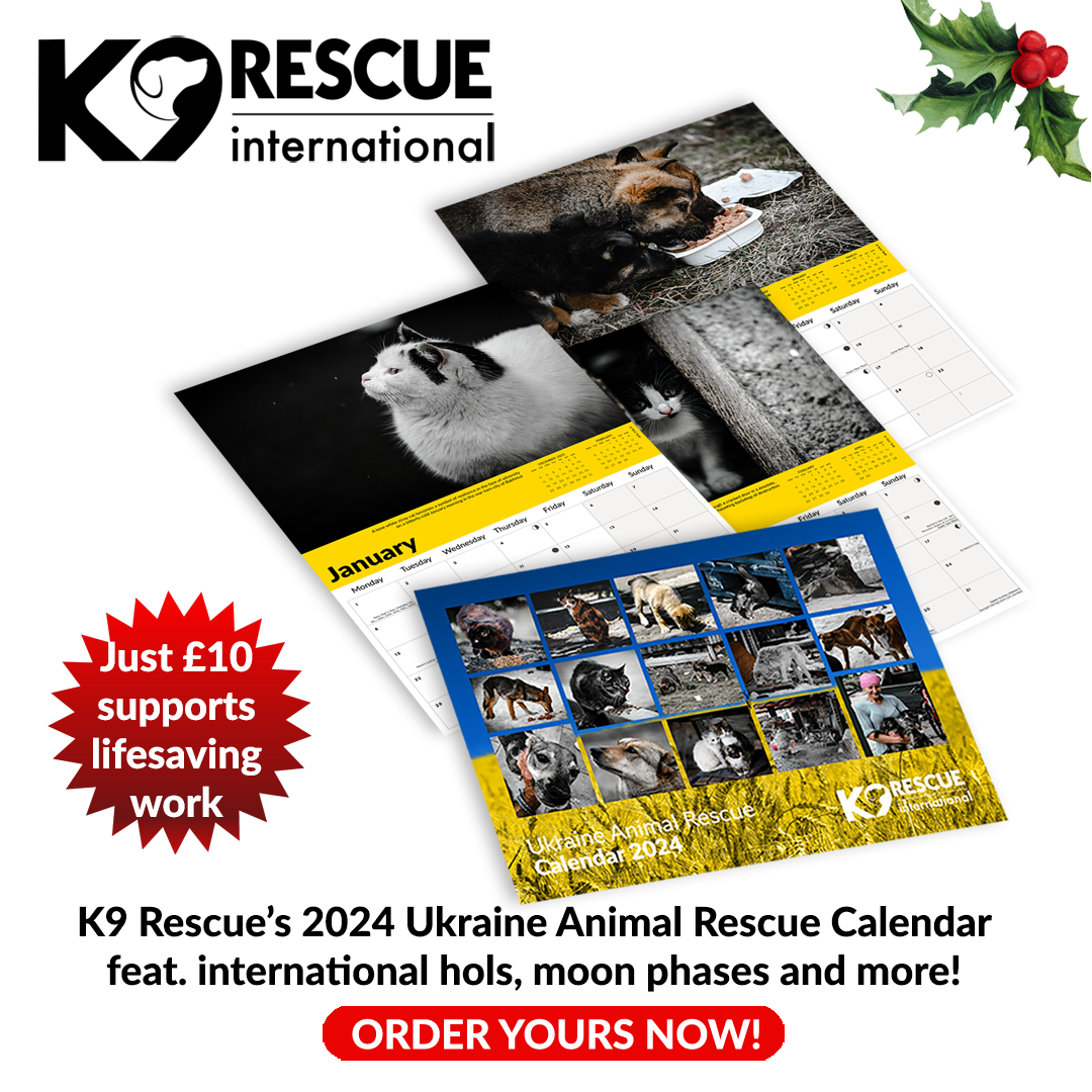 Load image into Gallery viewer, K9 Rescue Charity 2024 Calendar
