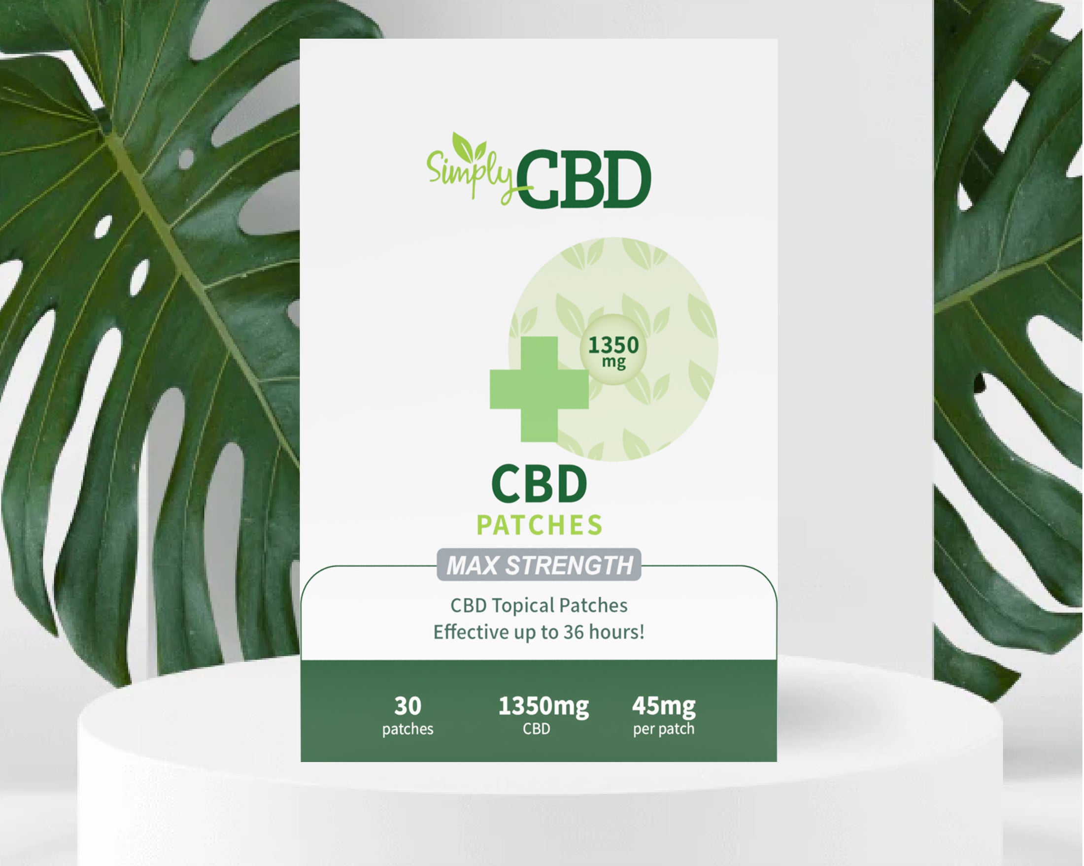 CBD Patches 30 Patches 45mg Per Patch (Max Strength) Isolate