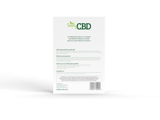 CBD Patches - 30 Patches - 45mg Per Patch (Max Strength) - Isolate