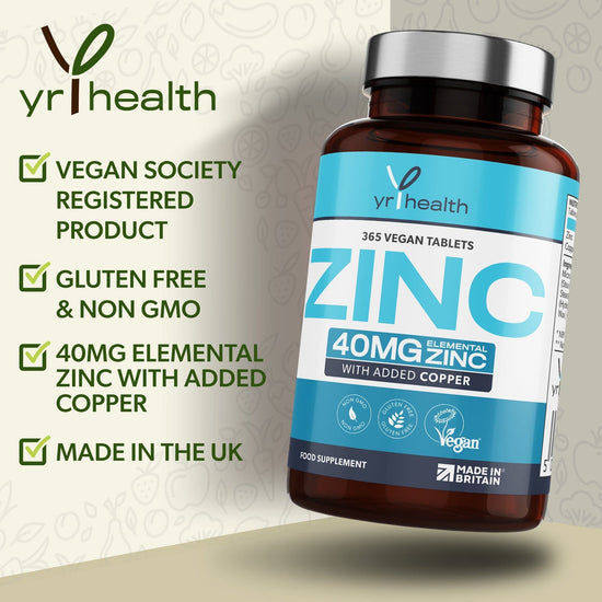 Load image into Gallery viewer, Vegan Zinc with added Copper Tablets - 1 Year Supply
