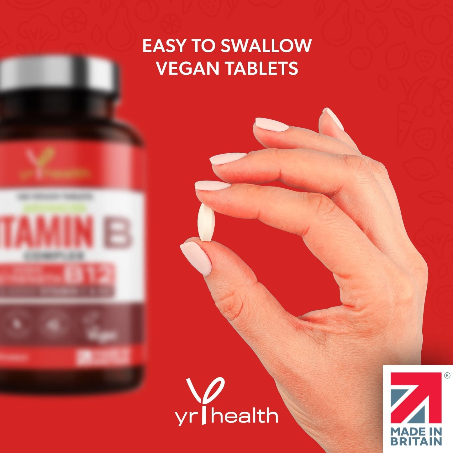 Vitamin B Complex - 180 Vegan Tablets
