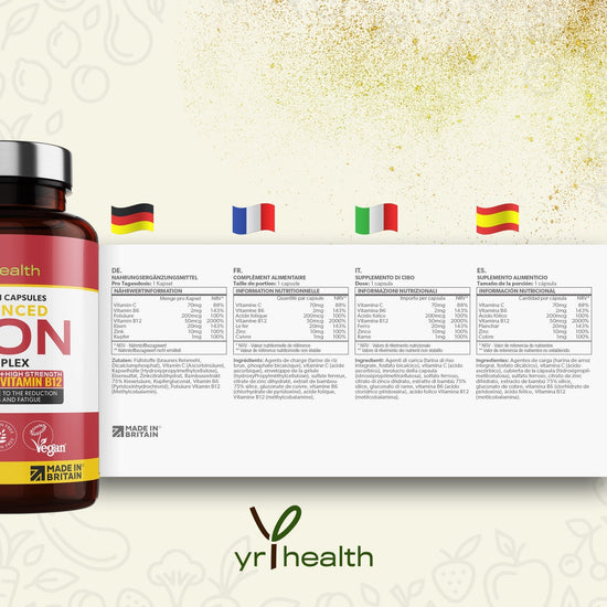 Advanced Iron Complex  - 180 Vegan Capsules