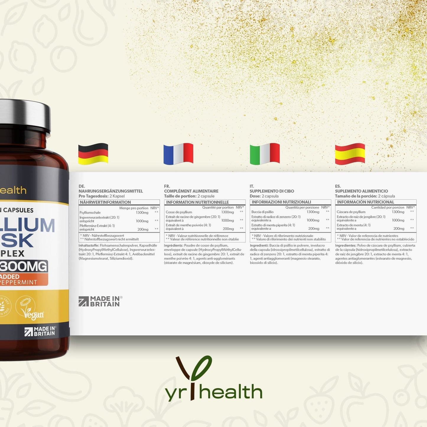 Vegan Psyllium Husk Complex