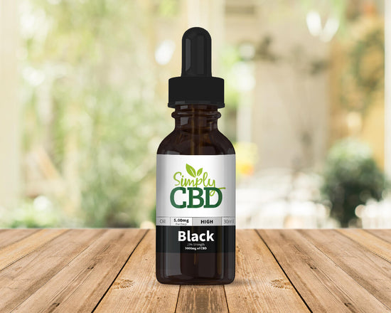 Black CBD Oil - 10% Strength (from 10ml)