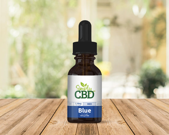 Blue CBD Oil Flavoured - 5% Strength (from 10ml)