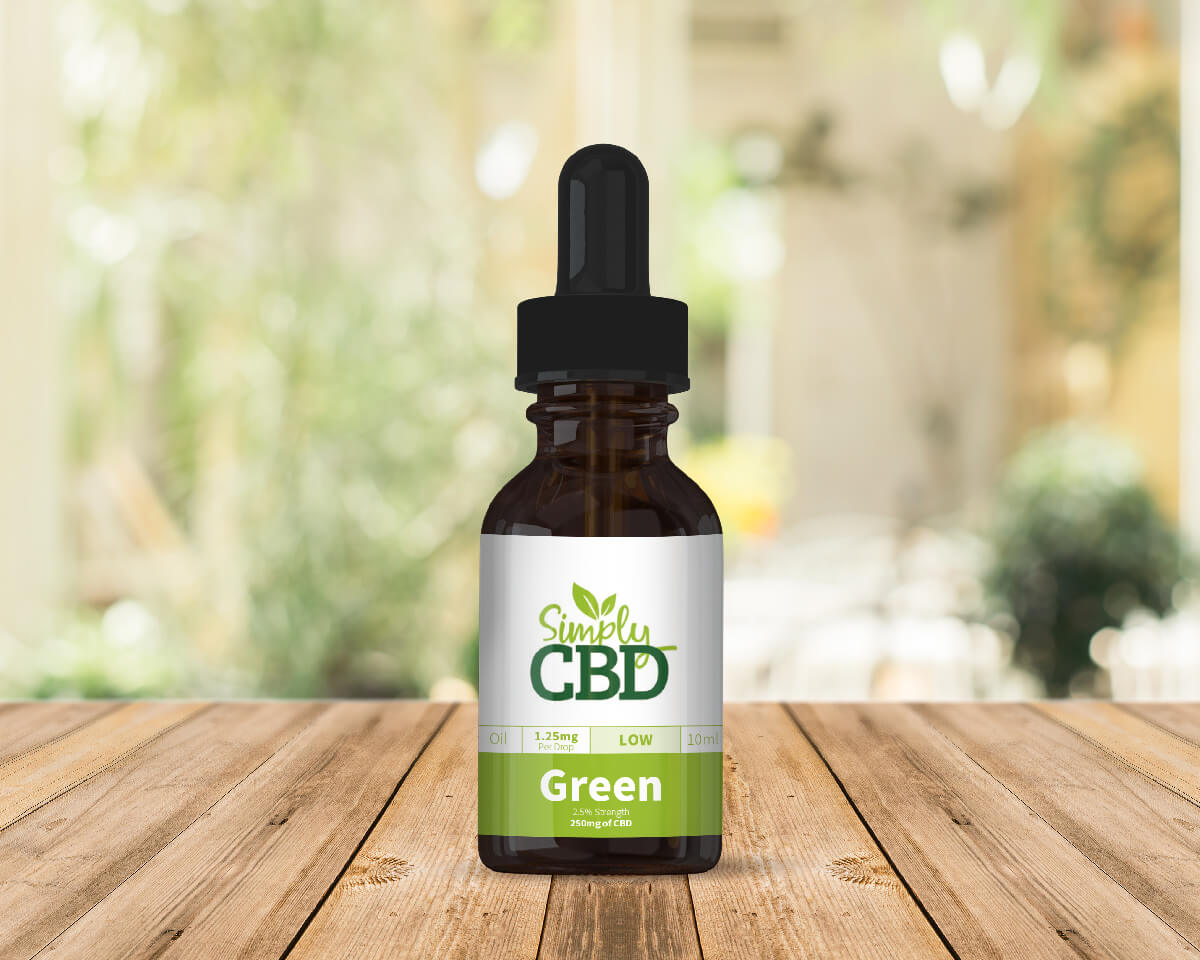 Green CBD Oil - 2.5% Strength (from 10ml)